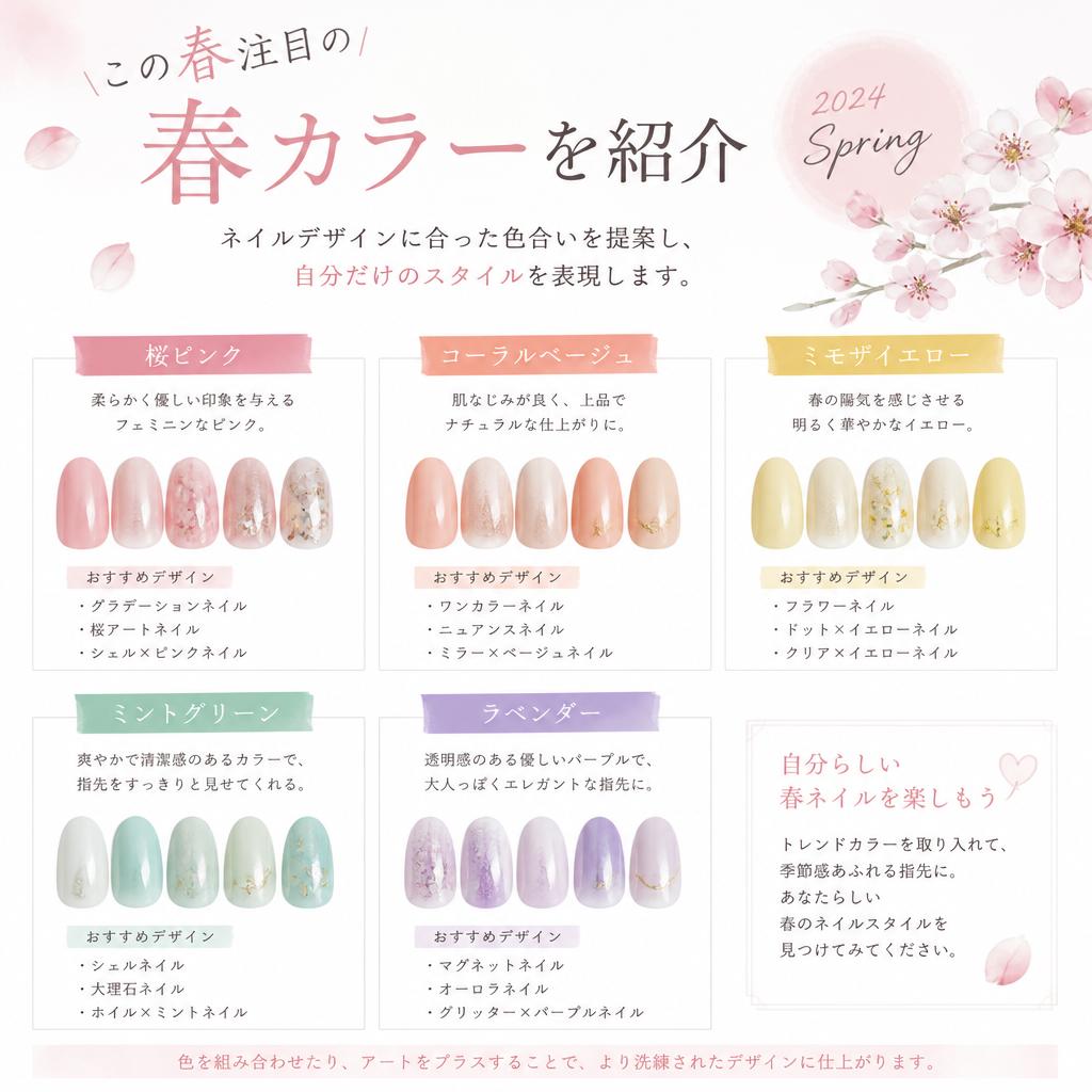 おしゃれな春カラーを取り入れよう