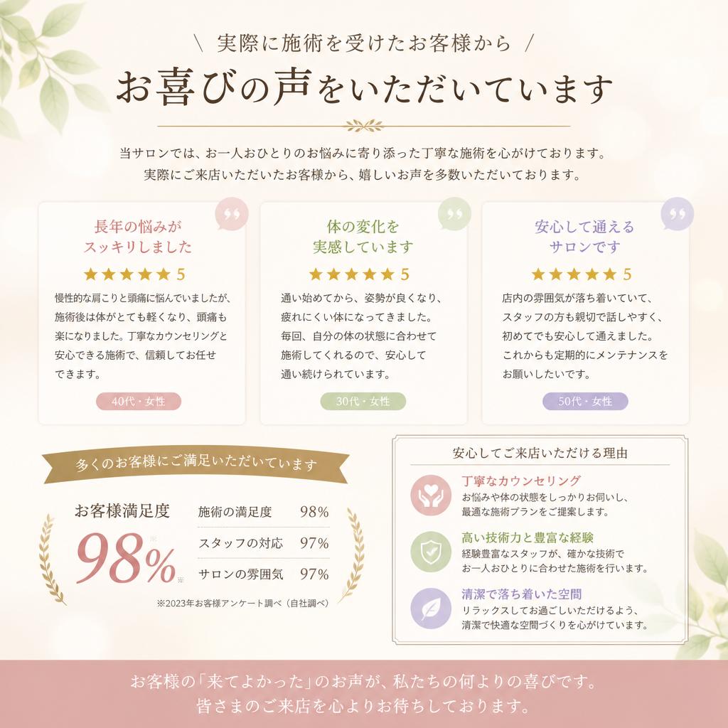 お客様の声