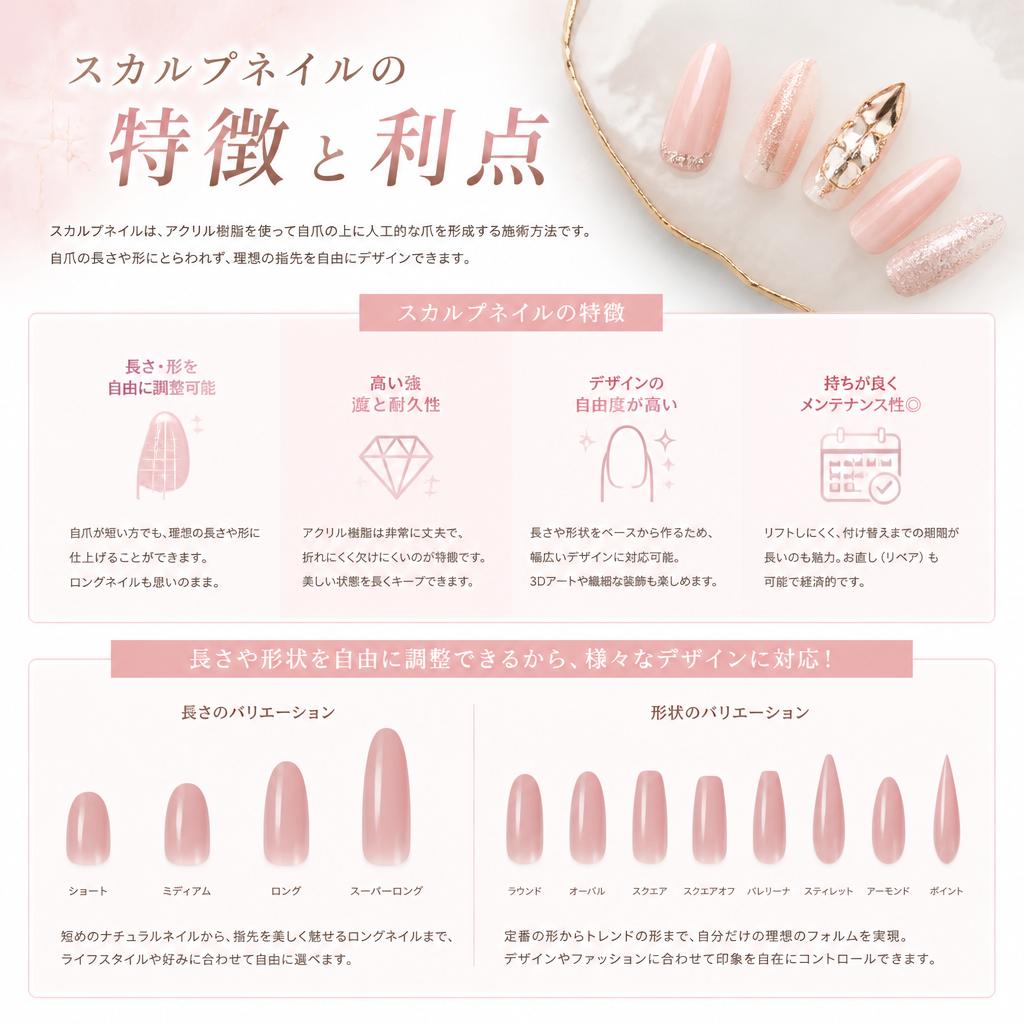 2. スカルプネイルの魅力