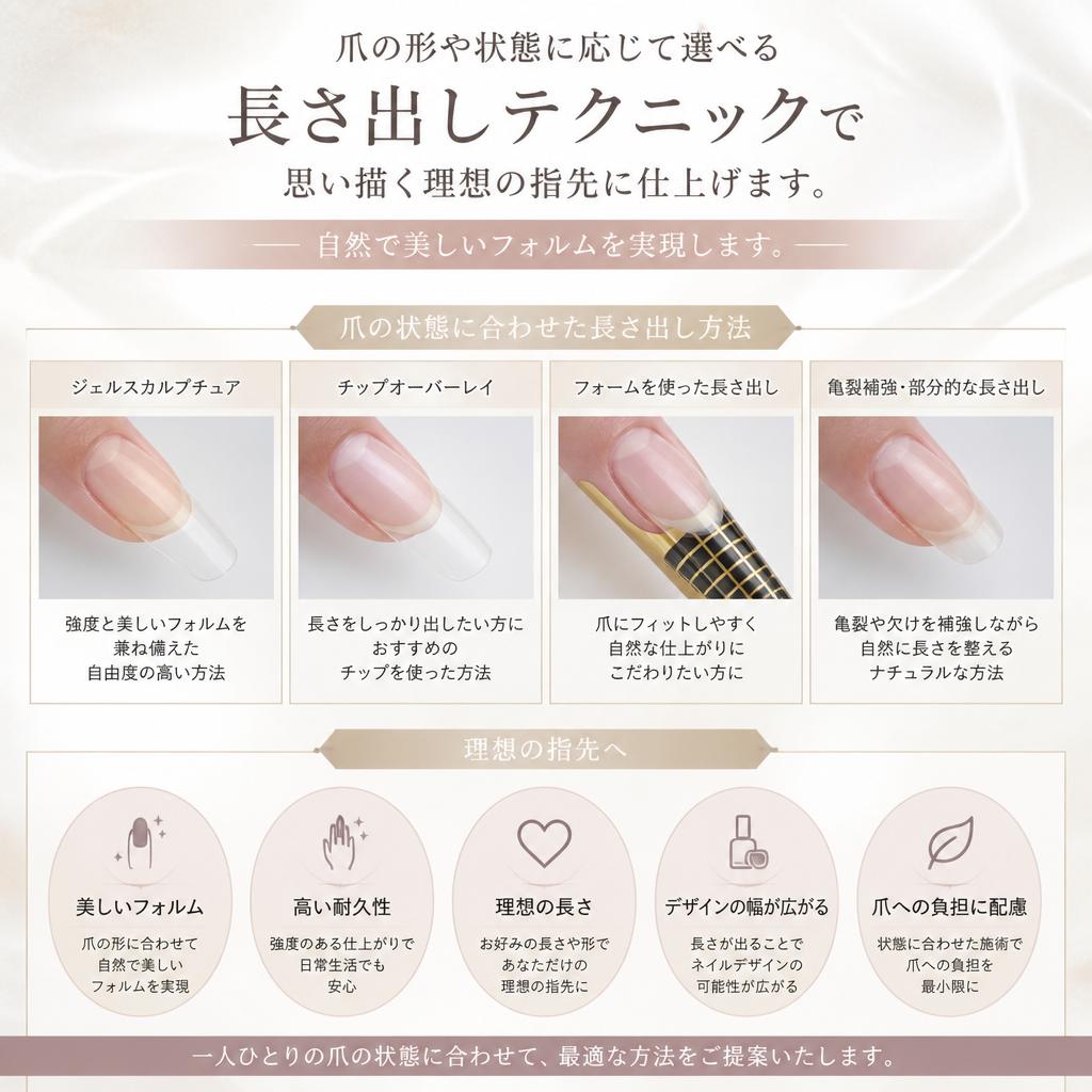 特殊な長さ出しテクニック