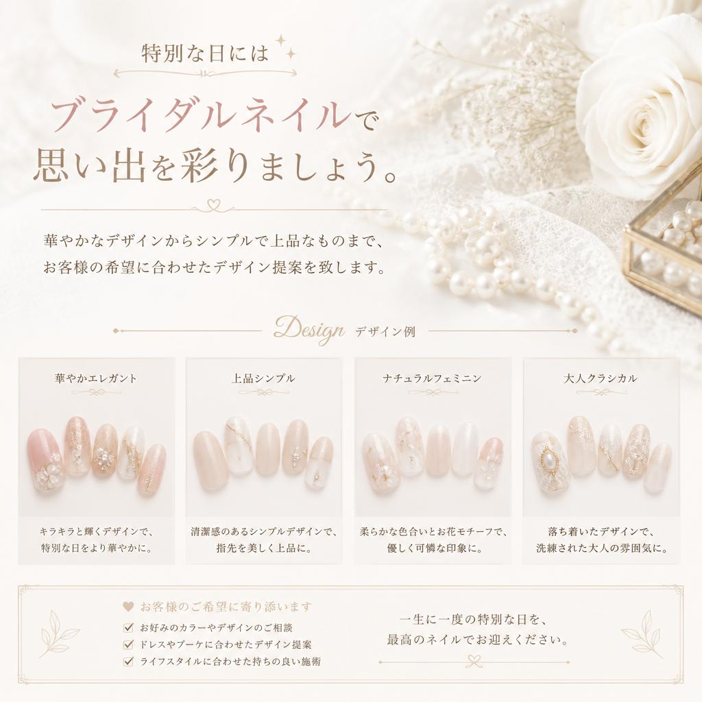 4. ブライダルネイルの特別感
