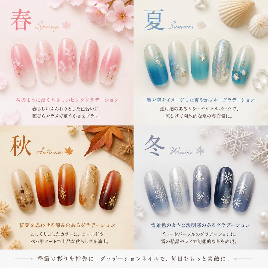 季節をテーマにしたアートサンプル